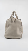 Gancini Top Handle Bag in Cream