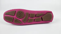 Fulton Leather Moccasins in Fuchsia