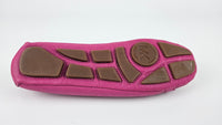 Fulton Leather Moccasins in Fuchsia