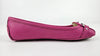 Fulton Leather Moccasins in Fuchsia