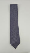 Geometric Purple Necktie