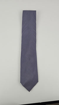 Geometric Purple Necktie