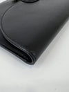 Bobby Pouch in Black Smooth Calfskin