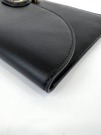 Bobby Pouch in Black Smooth Calfskin