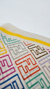 FF Multicolored Silk Scarf