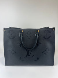 Black Monogram Giant Empreinte Leather Onthego GM Tote Bag (RFID)