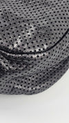 Perforated Black Leather Rodeo Drive Hobo