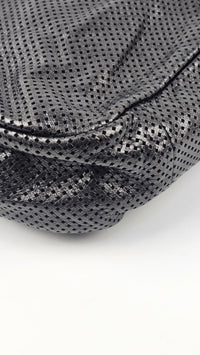 Perforated Black Leather Rodeo Drive Hobo