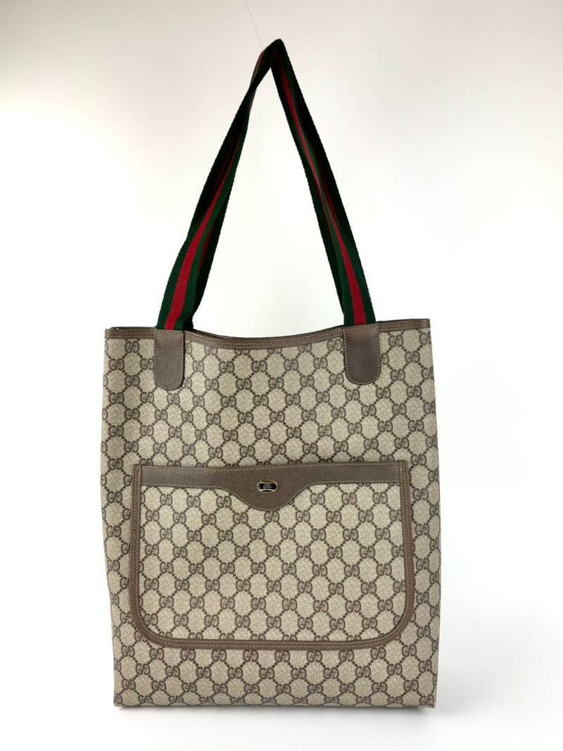 Vintage GG Supreme Web Sherry Line Tote Bag 39.02.003