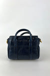 Micro Bayswater Bag in Sapphire Smooth Glossy Calfskin