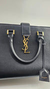 Monogram Small Cabas Bag in Black