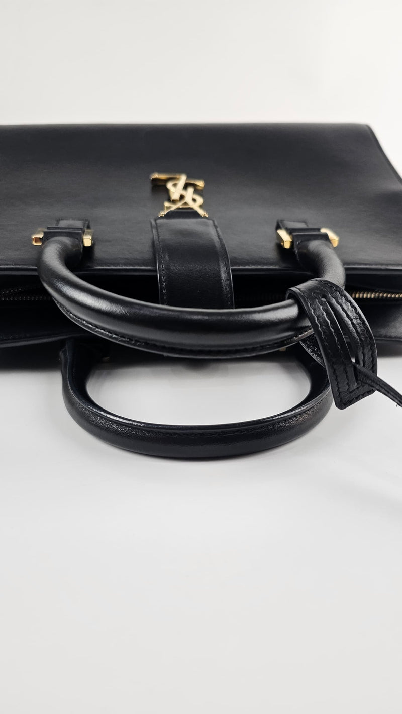 Monogram Small Cabas Bag in Black