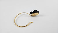 Gold Tone Black Flowerland Bracelet L MV2716