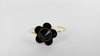 Gold Tone Black Flowerland Bracelet L MV2716