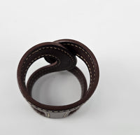 Chocolat Leather Ano Cuff Bracelet