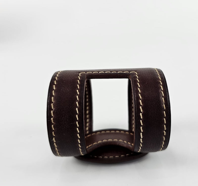 Chocolat Leather Ano Cuff Bracelet