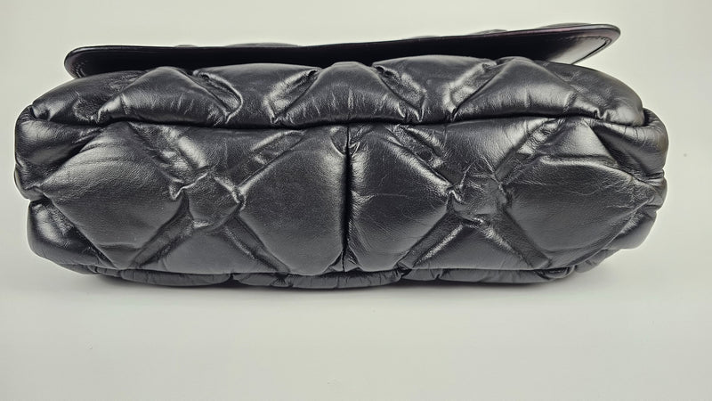 A93603 Chesterfield Black Quilted Puffy Lambskin (FW2016)