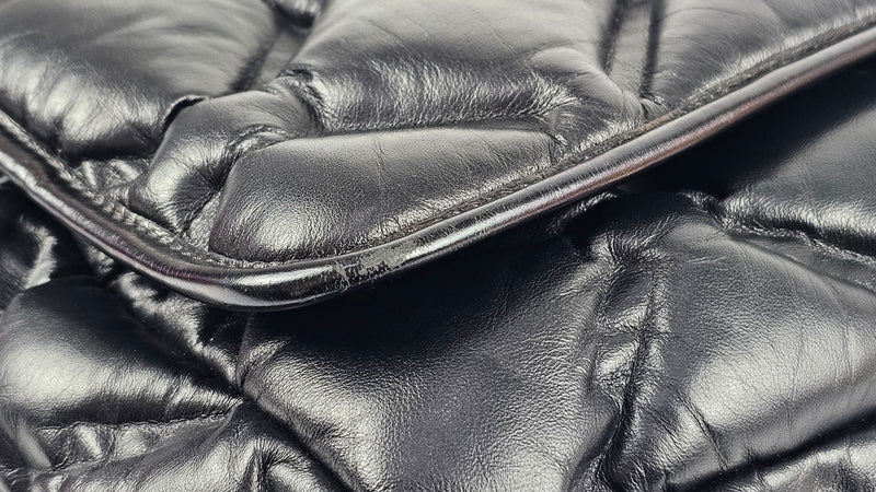 A93603 Chesterfield Black Quilted Puffy Lambskin (FW2016)