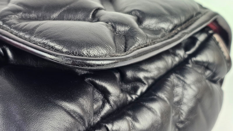 A93603 Chesterfield Black Quilted Puffy Lambskin (FW2016)