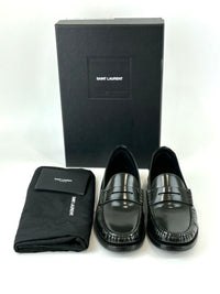 Black Patent Le Loafers Penny