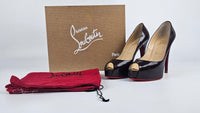 Maroon Patent Yolanda 120 Peeptoe Pumps