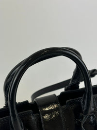 Patent Leather Black Small Monogram Cabas Bag