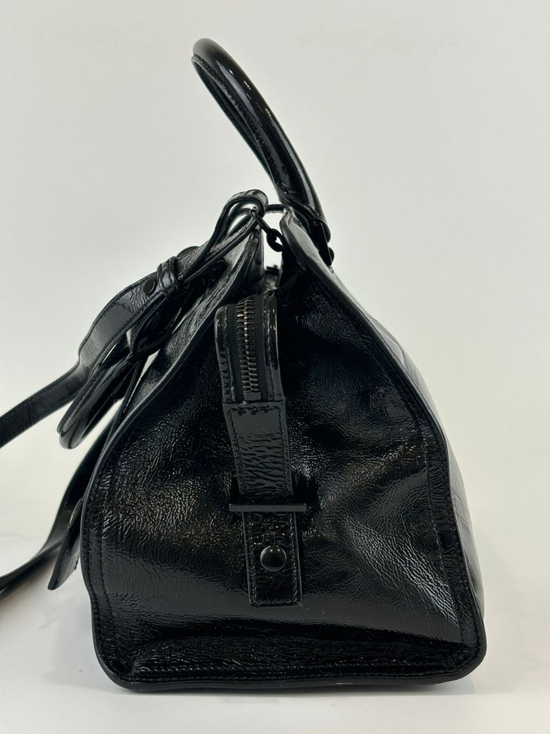 Patent Leather Black Small Monogram Cabas Bag