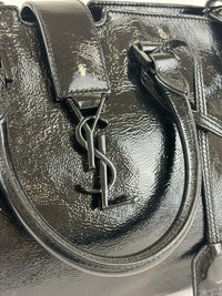 Patent Leather Black Small Monogram Cabas Bag