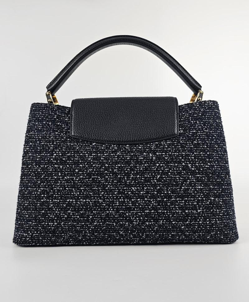 M50799 Capucines Tweed Blue Marine / Black