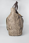 Bamboo Tassel Tote in Python Embossed Calfskin 232942 203998