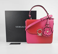 DV One Pink & Red Handbag with Top Handle & Flower Limited Edition