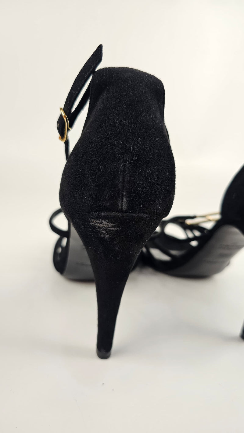 Black Suede Nine  Icone H-Heels