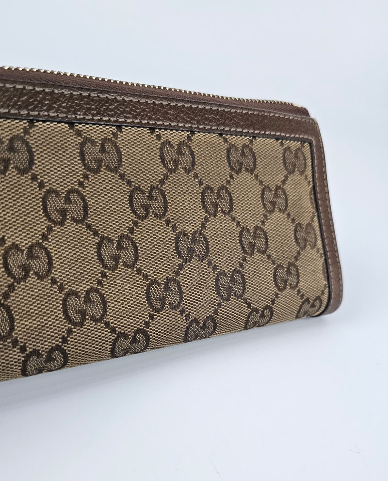 323403 Guccissima Canvas Long Wallet PIGSKIN