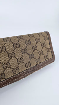 323403 Guccissima Canvas Long Wallet PIGSKIN