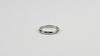 1895 Wedding Band - platinum 950/1000, set with 3 brilliant-cut diamonds totaling 0.03 carat