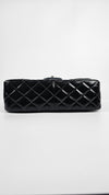 Double Flap Patent Classic Jumbo - Black, Dark Silver Hardware