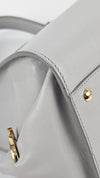 Large Light Grey Sofia Satchel GHW BW 21 0543