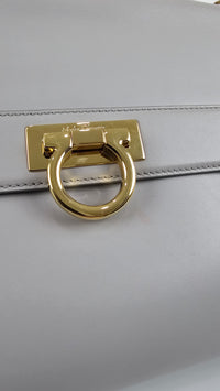 Large Light Grey Sofia Satchel GHW BW 21 0543