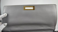 Large Light Grey Sofia Satchel GHW BW 21 0543