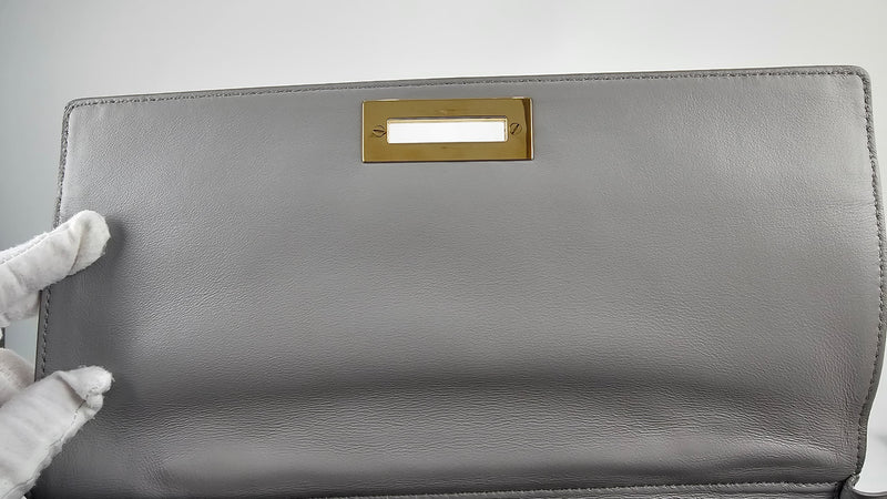 Large Light Grey Sofia Satchel GHW BW 21 0543