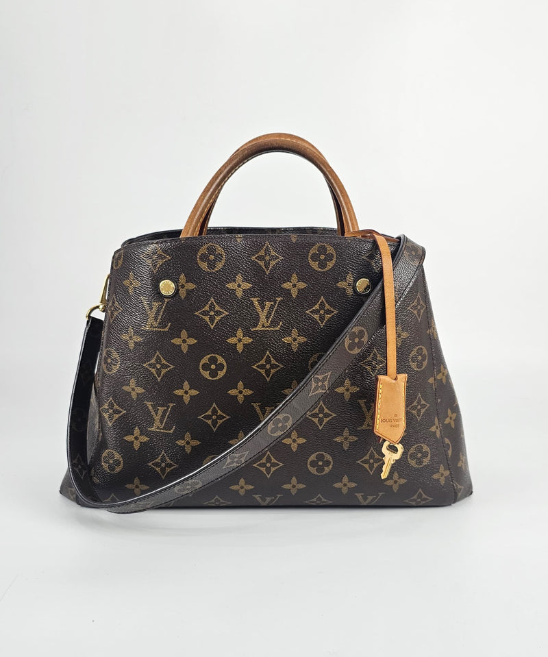 Montaigne MM Monogram Canvas