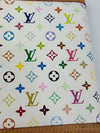 2005 Diary White Monogram Multicolor Small Ring Agenda Cover