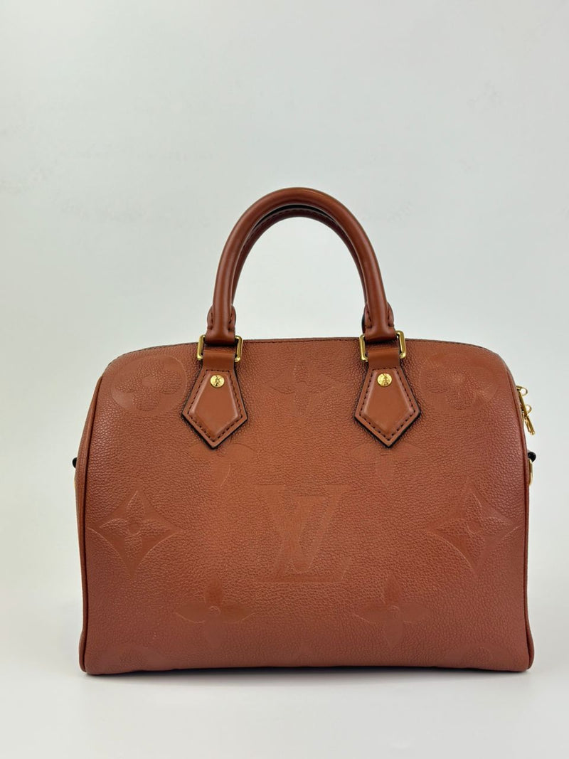 M46136 Cognac Empreinte Speedy Bandoulière 25 (RFID)