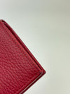 Red Leather Marmont Card Holder Wallet