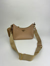 Re-Edition 2005 1BH204 Saffiano Lux Cammeo Shoulder Bag