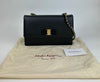 Black Saffiano Ginny Flap Bag