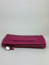 5N1455 Nappa Matelasse Crystal Fuchsia Clutch