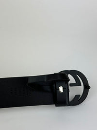 Matte All Black Interlocking G Belt