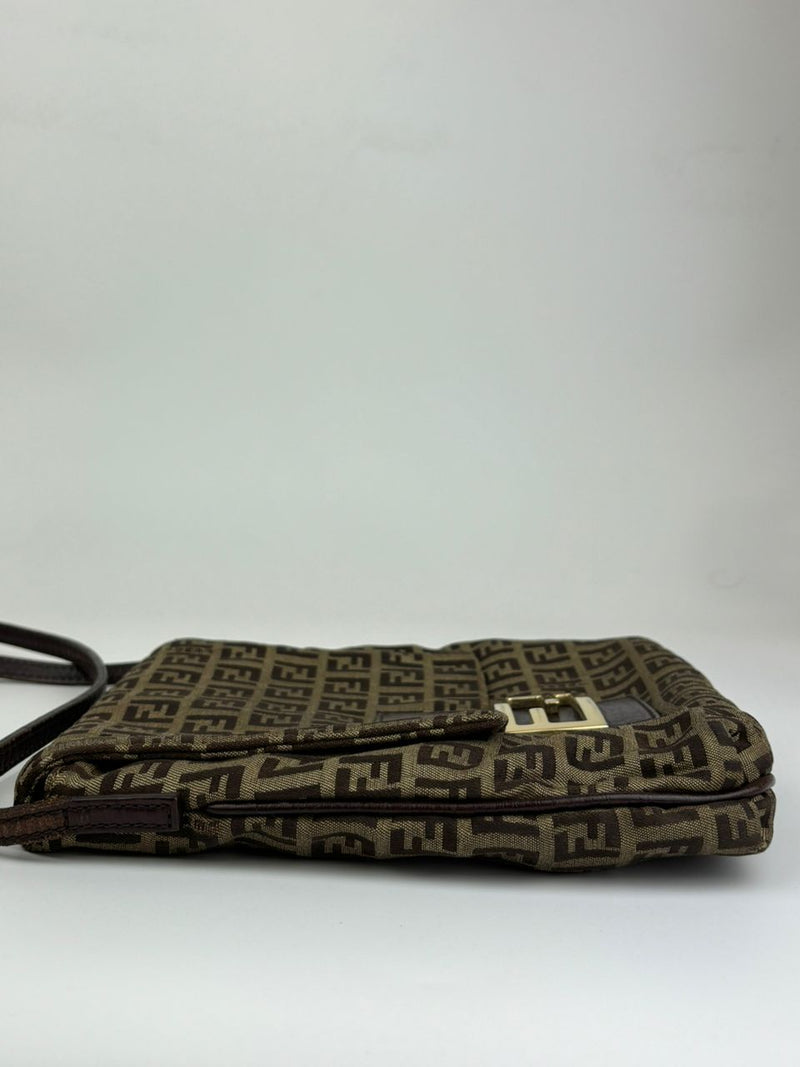 Zucca FF Canvas Messenger Bag