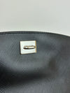 Black Saffiano Sandrine Shoulder Bag